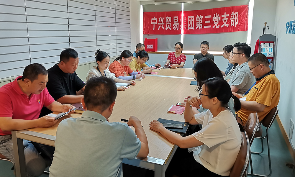 砥礪奮進新征程 喜迎黨的二十大 —— 貿(mào)易集團各黨支部積極開展主題黨日活動